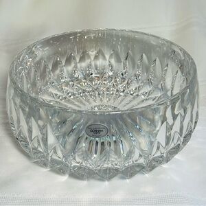 Gorham Full Lead Crystal Bowl 8" #C164 Althea Crafted In W. Germany Original Box